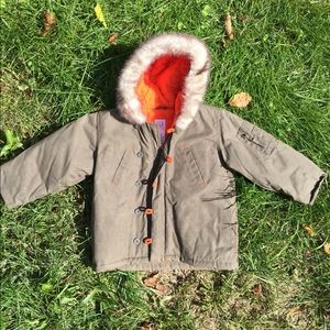 Baby Gap green parka